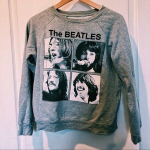 grey Beatles sweatshirt